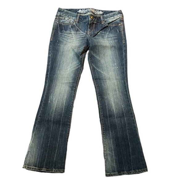 Women's Express Jeans Barely Boot Stella Regular Fit Low Rise, Size 2S - Picture 1 of 7